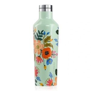 Corkcicle x Rifle Paper Co. Lively Floral 16-ounce Canteen (Mint)